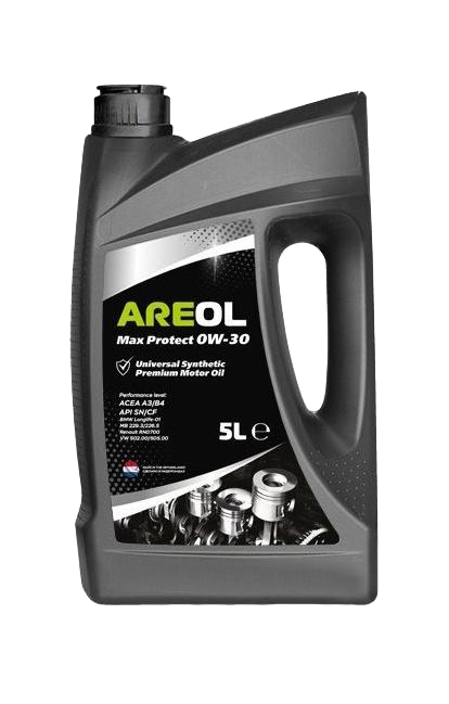 Моторное масло Areol Max Protect 0W30, 5л