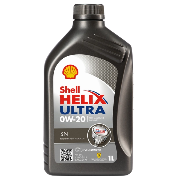 Моторное масло SHELL 0W20 HELIX ULTRA SN, 1л