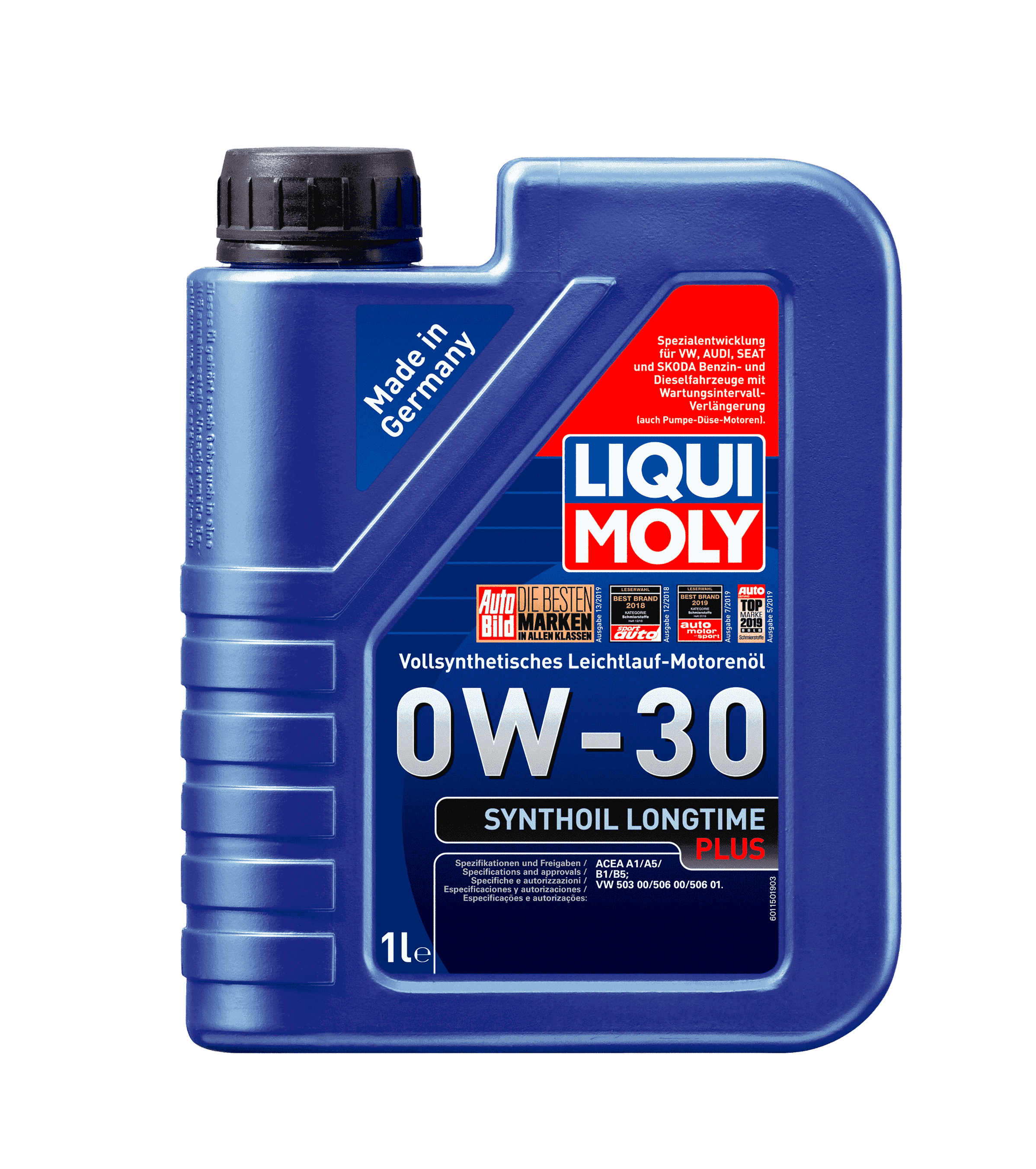 Моторное масло Liqui Moly Synthoil Longtime Plus 0W-30, 1л