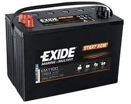 Батарея аккумуляторная, 12В 100А/ч