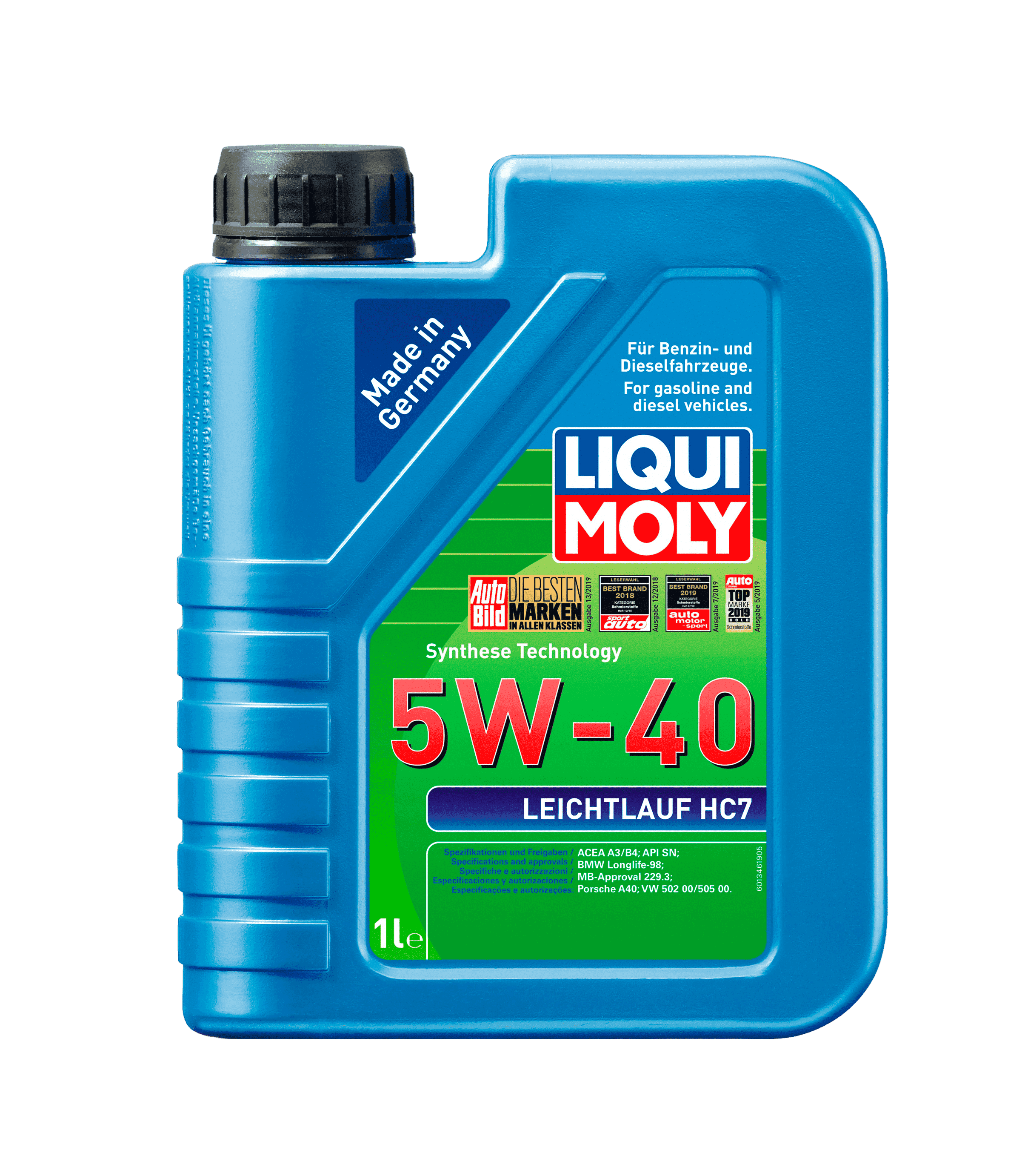 Моторное масло Liqui Moly Leichtlauf HC7 5W-40, 1л