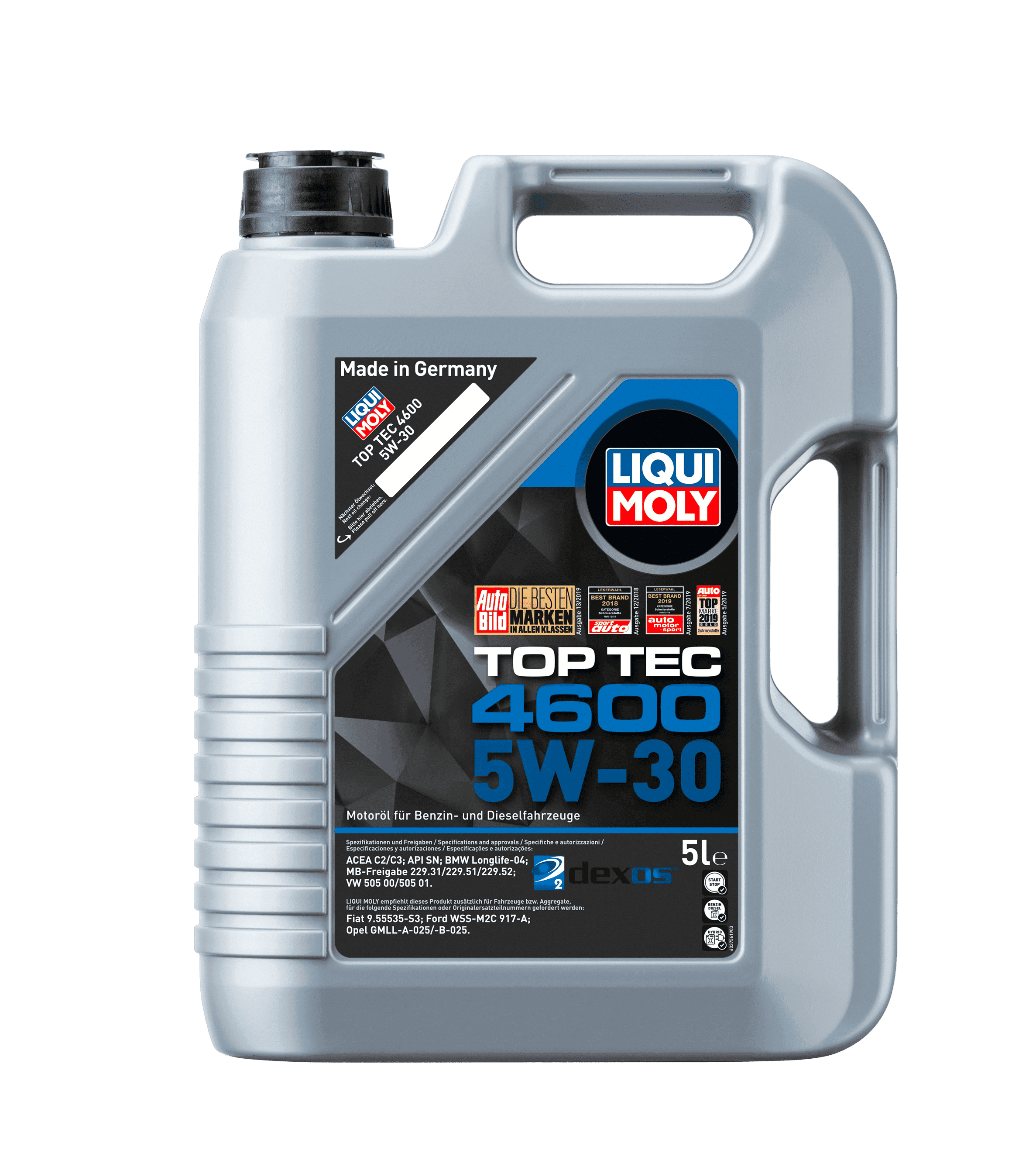 Моторное масло Liqui Moly Top Тес 4600 5W-30, 5л