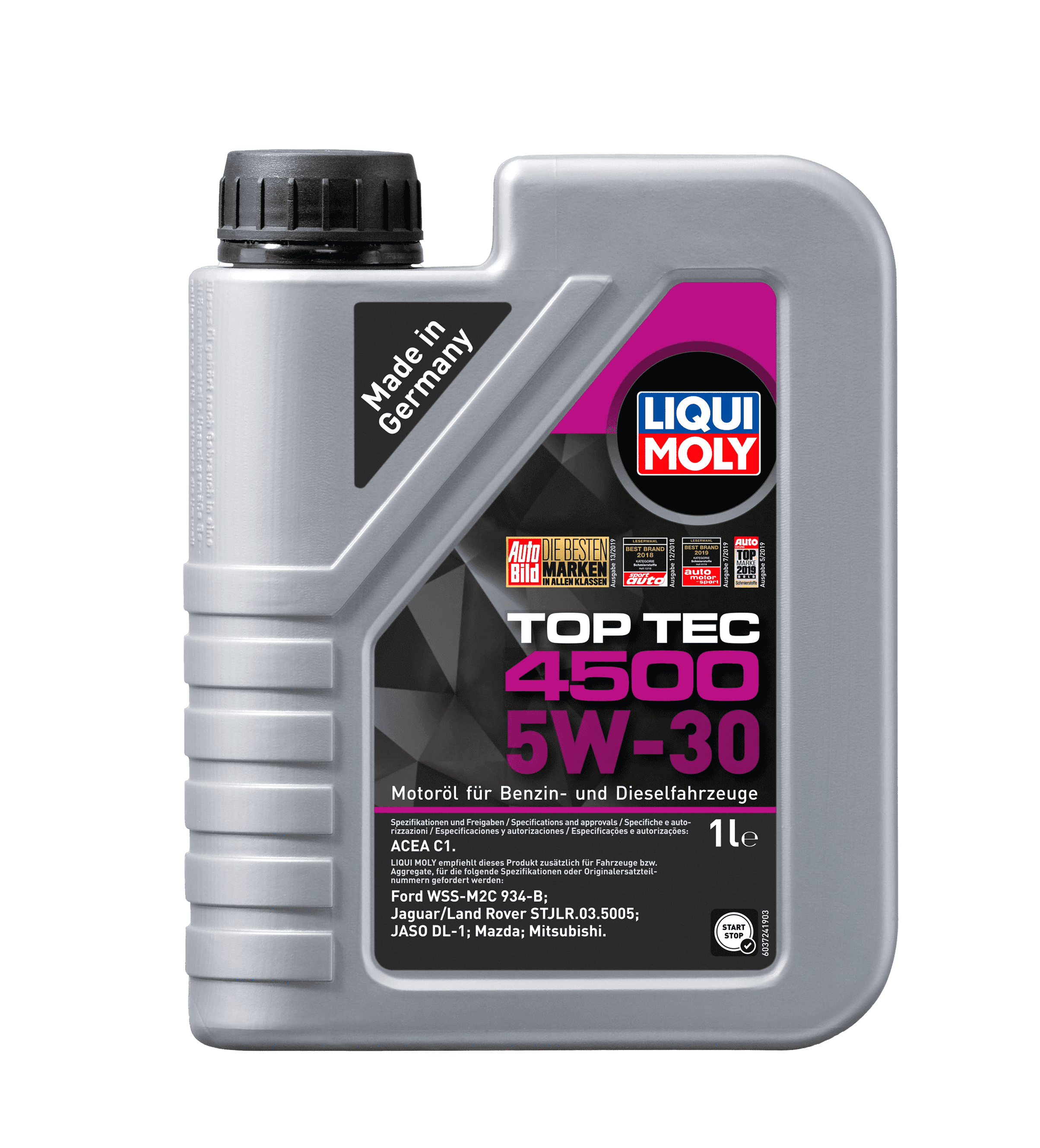Моторное масло Liqui Moly Top Тес 4500 5W-30, 1л
