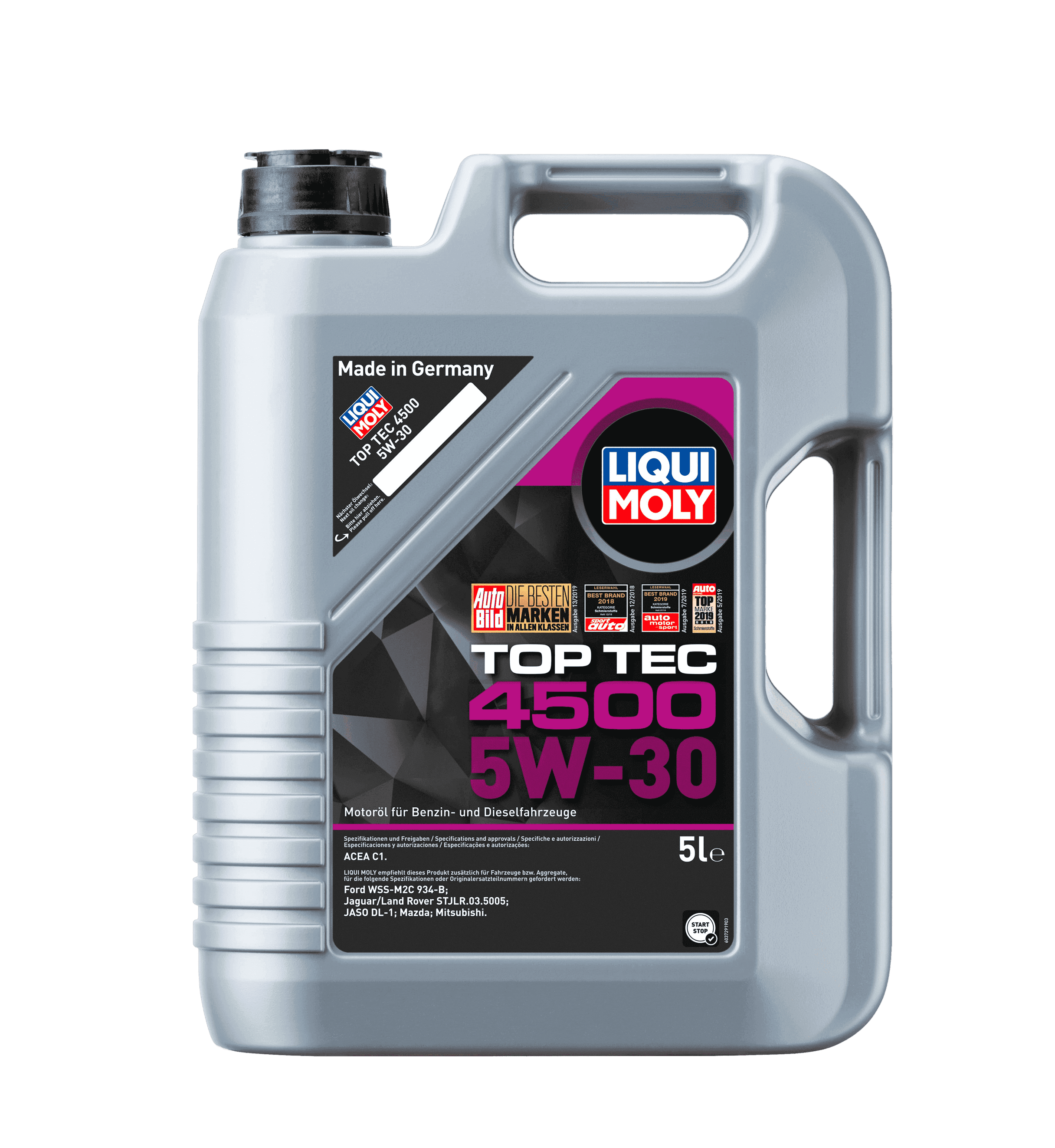 Моторное масло Liqui Moly Top Тес 4500 5W-30, 5л