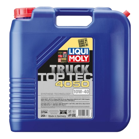 Моторное масло Liqui Moly Top Tec Truck 4050 10W-40, 20л
