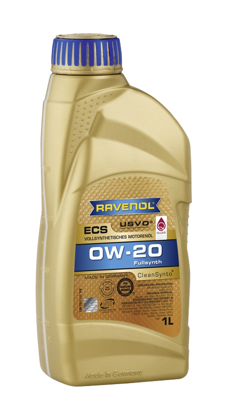 Моторное масло Ravenol ECS EcoSynth SAE 0W-20, 1л