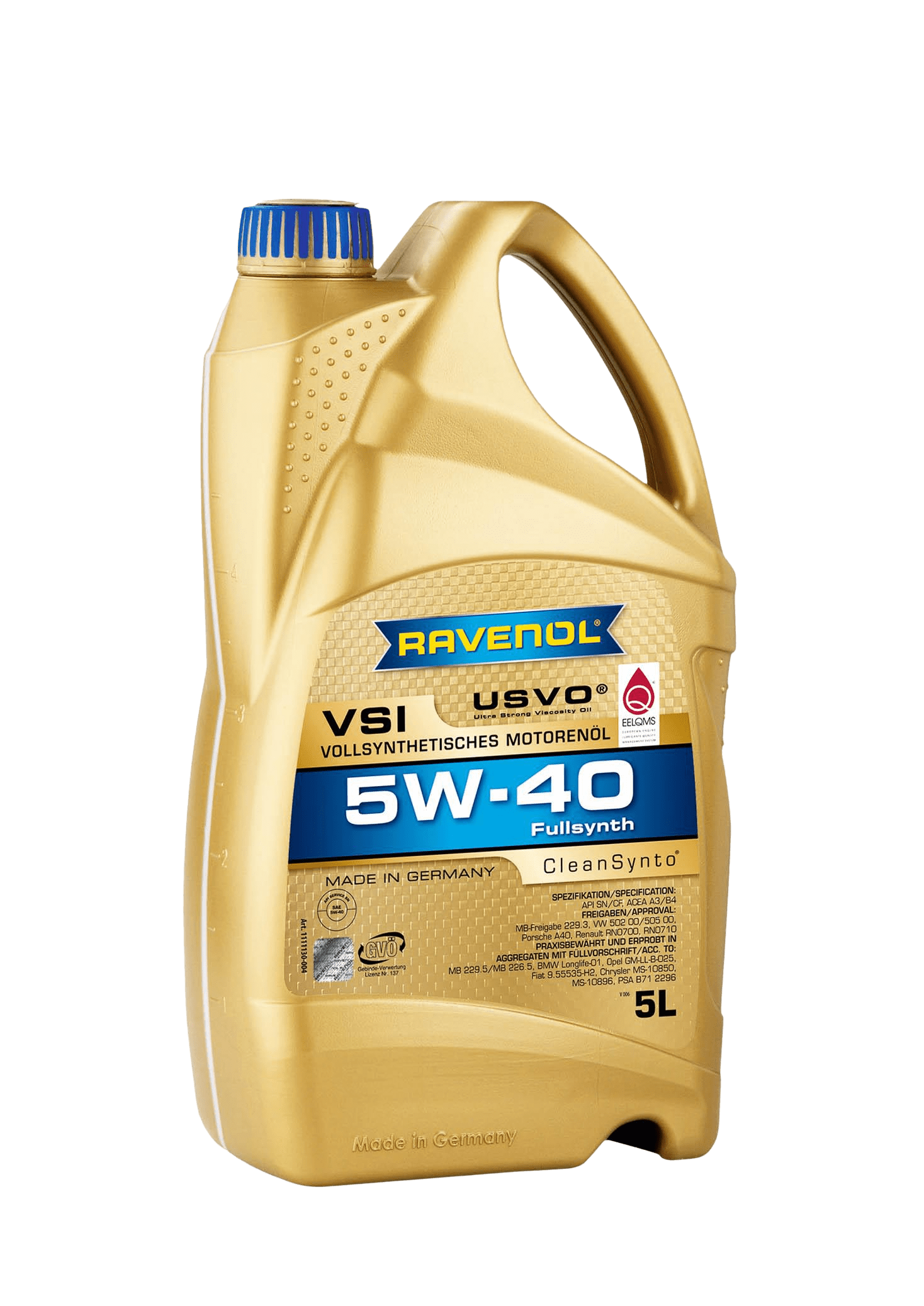 Моторное масло Ravenol VSI SAE 5W-40, 5л