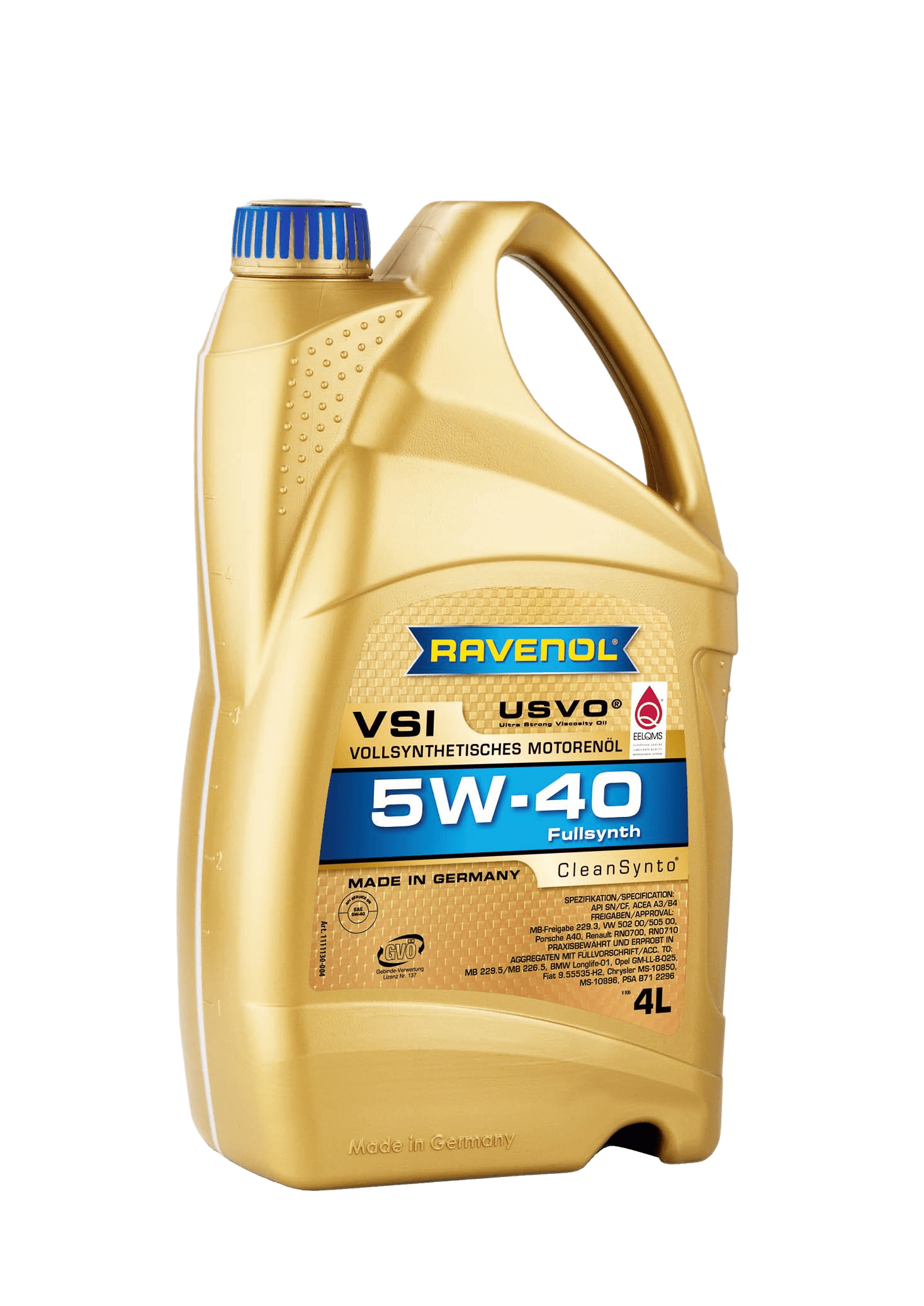 Моторное масло Ravenol VSI SAE 5W-40, 4л