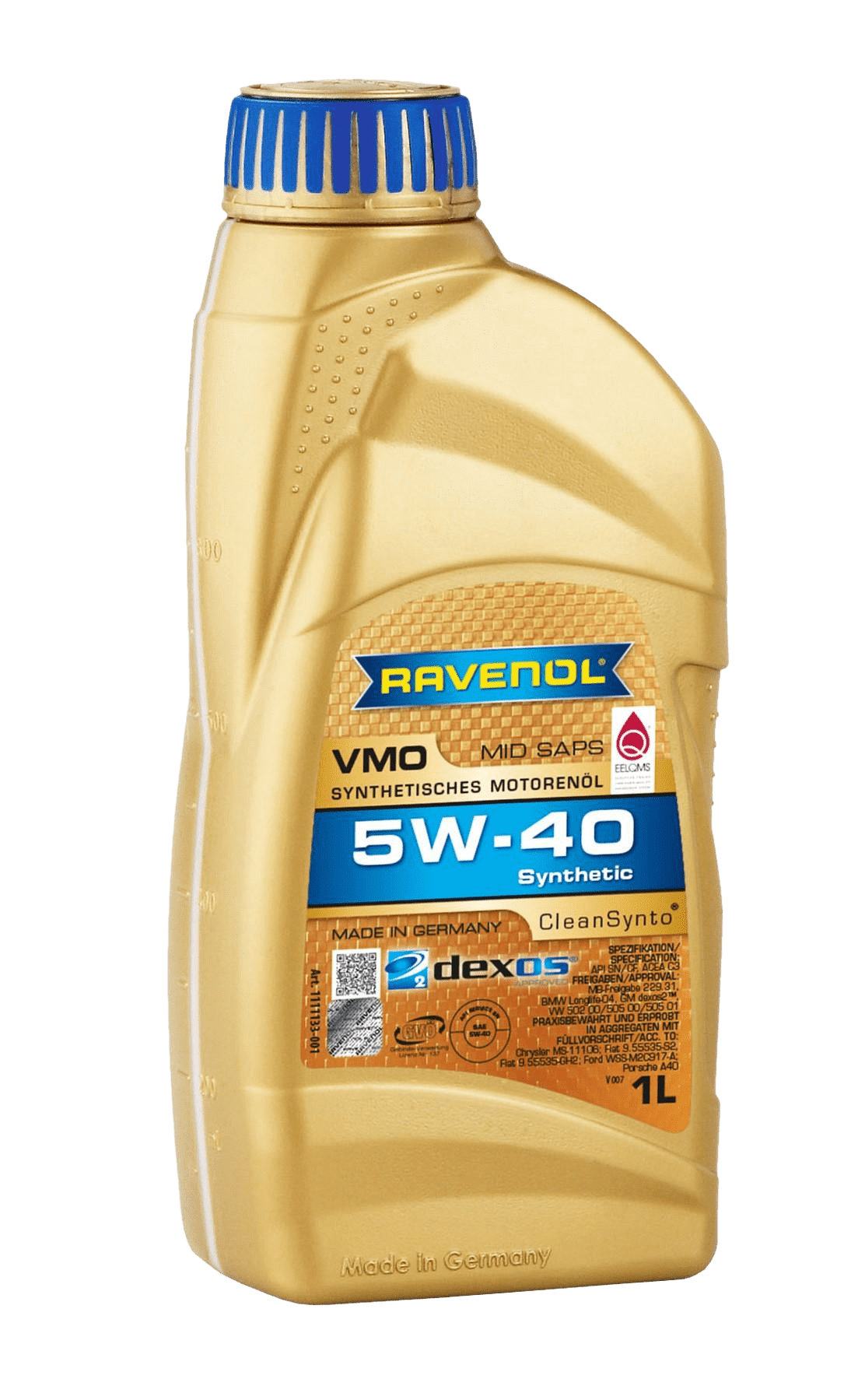 Моторное масло Ravenol VMO SAE 5W-40, 1л