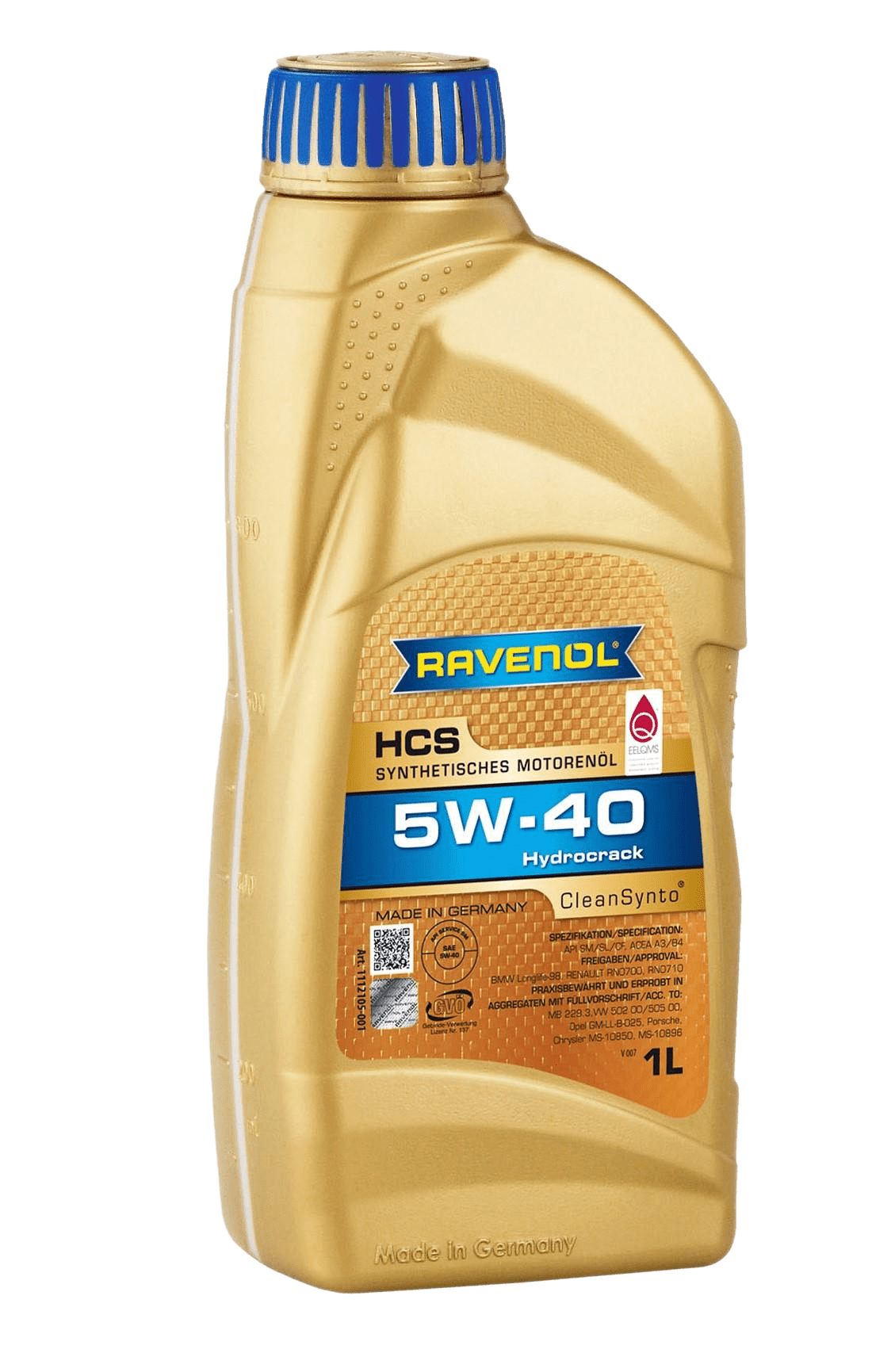 Моторное масло Ravenol HCS SAE 5W-40, 1л