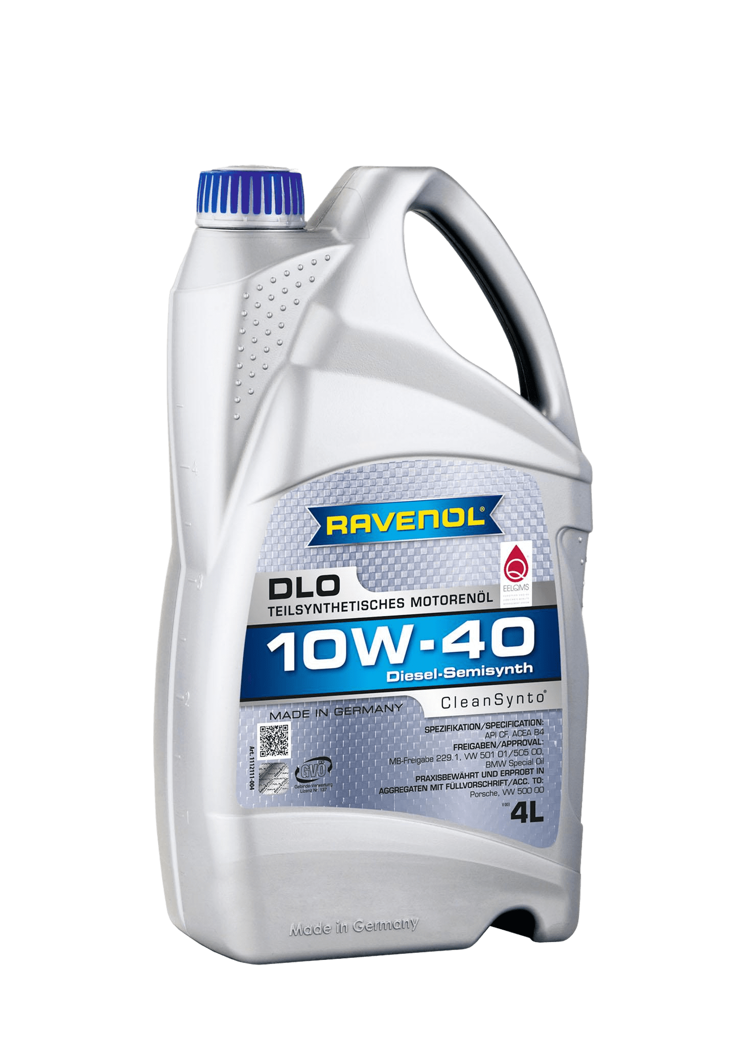 Моторное масло Ravenol DLO SAE 10W-40, 4л