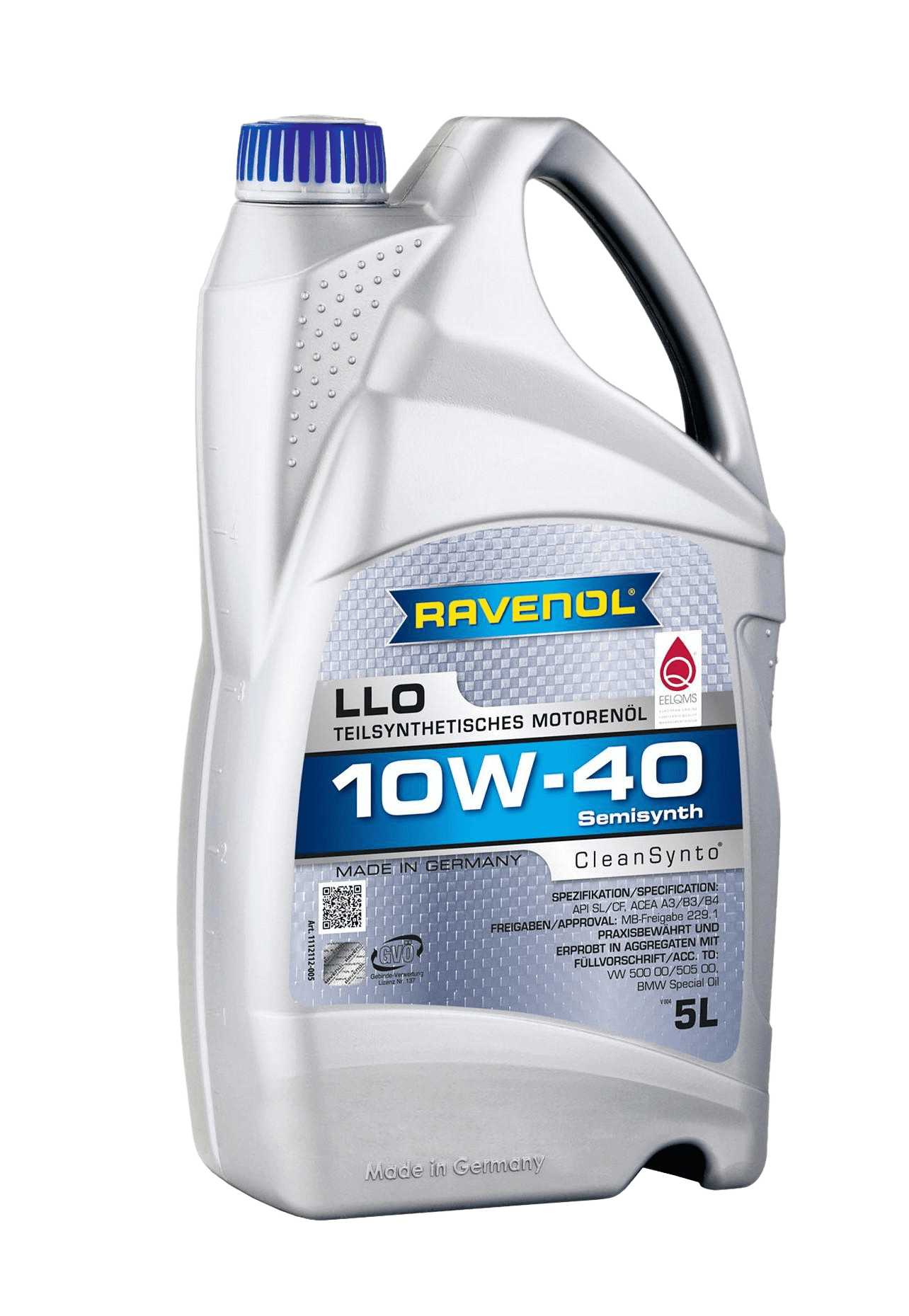 Моторное масло Ravenol LLO SAE 10W-40 , 5л
