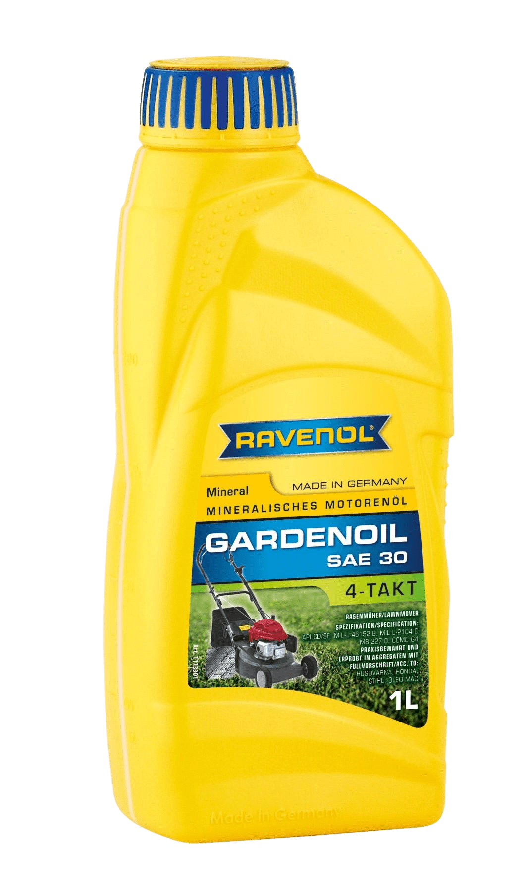 Моторное масло Ravenol 4-Takt Gardenoil HD 30, 1л