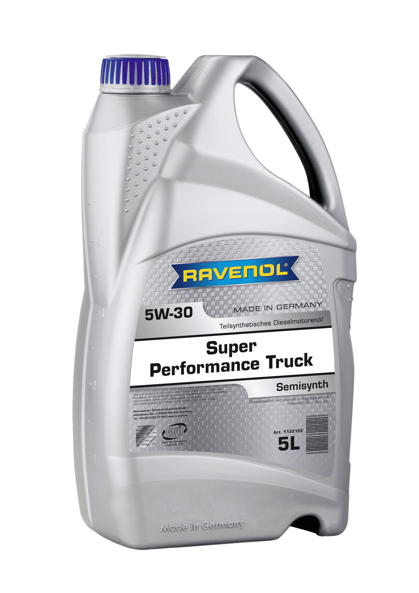 Моторное масло Ravenol Super Performance Truck SAE 5W-30, 5л