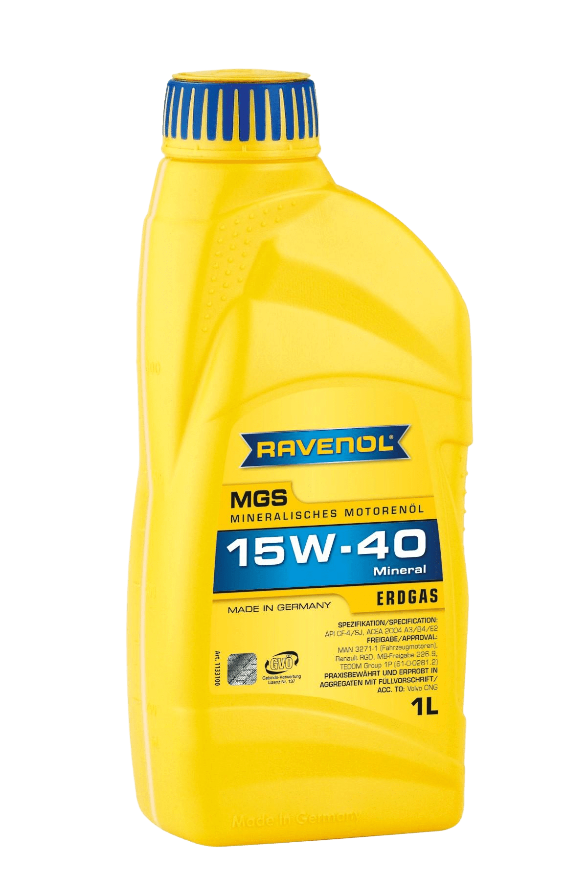 Моторное масло Ravenol MGS SAE 15W-40, 1л