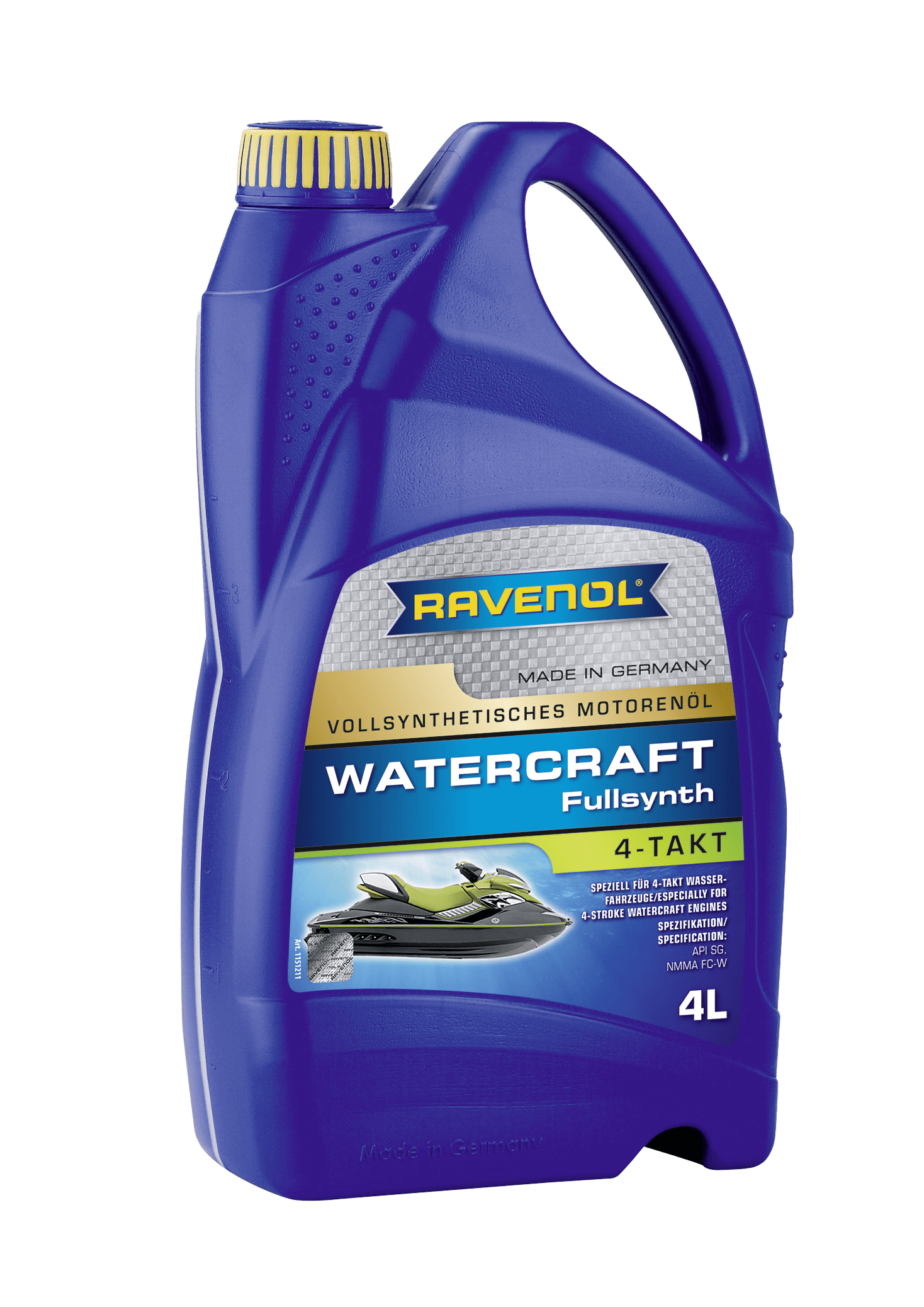 Моторное масло Ravenol WATERCRAFT 4-Takt,, 4л