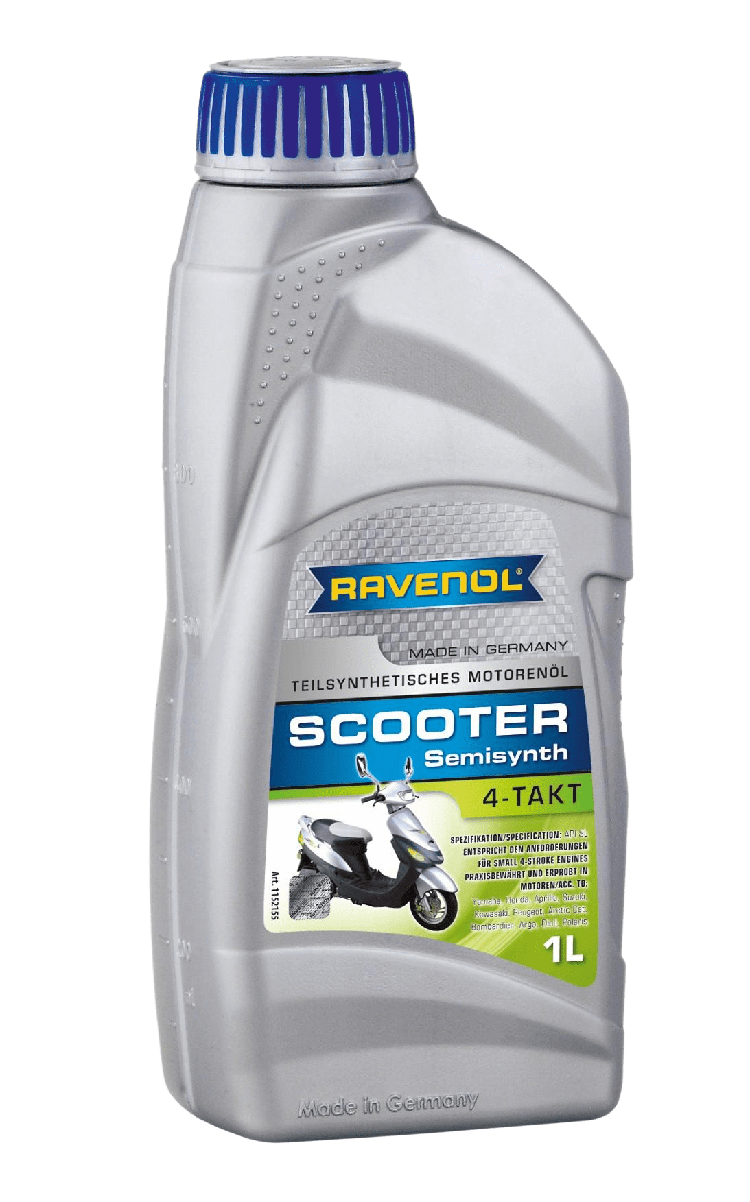 Моторное масло Ravenol SCOOTER 4-Takt Teilsynth., 1л