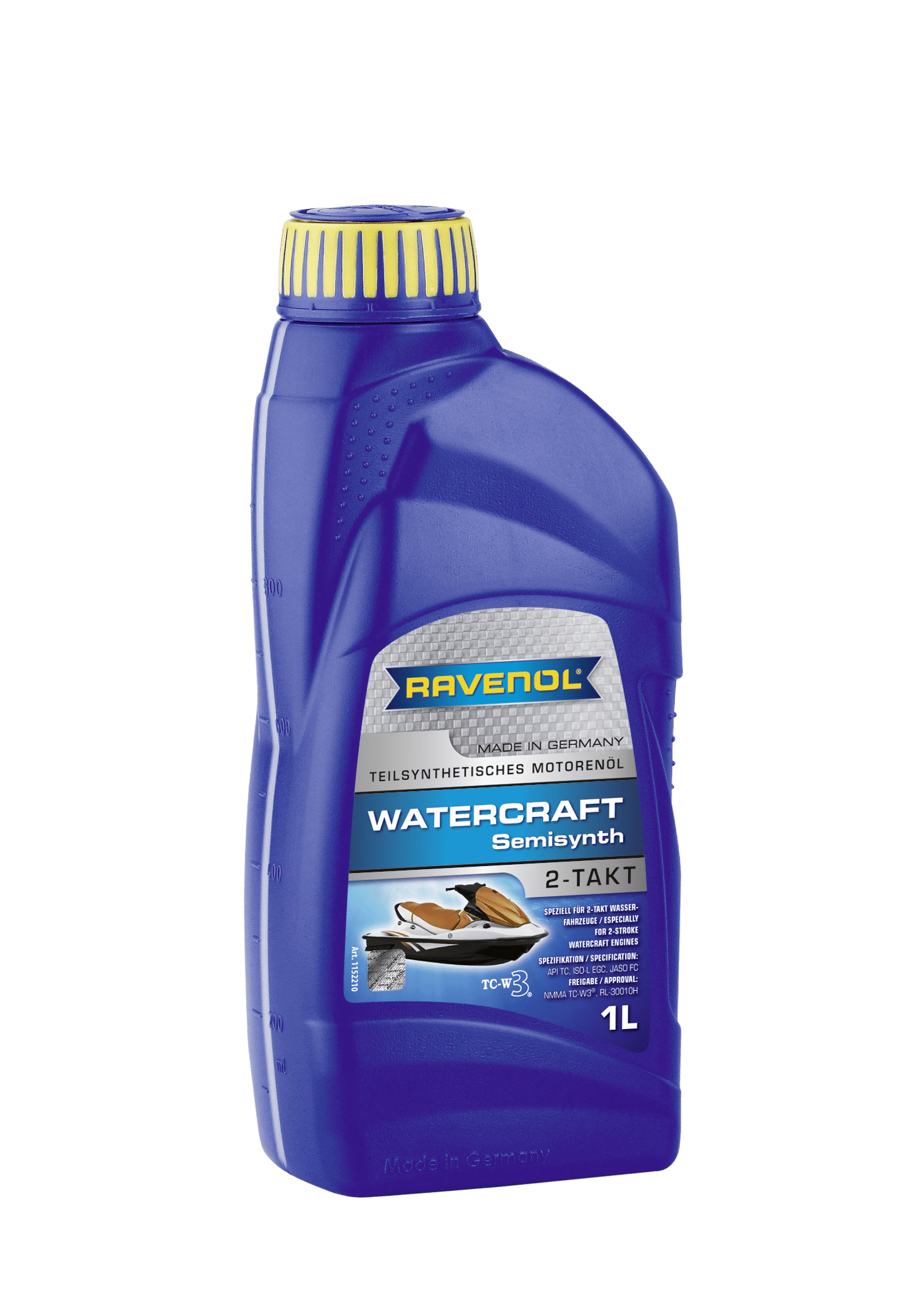 Моторное масло Ravenol WATERCRAFT Teilsynth. 2-Takt, 1л