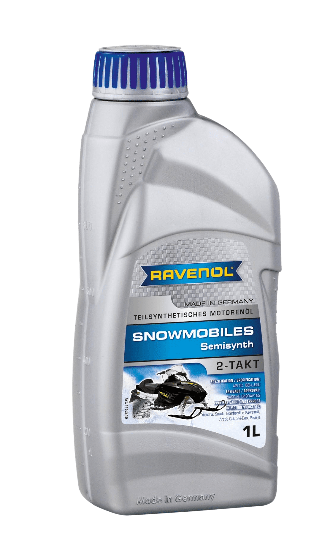 Моторное масло Ravenol SNOWMOBILES Teilsynth. 2-Takt, 1л
