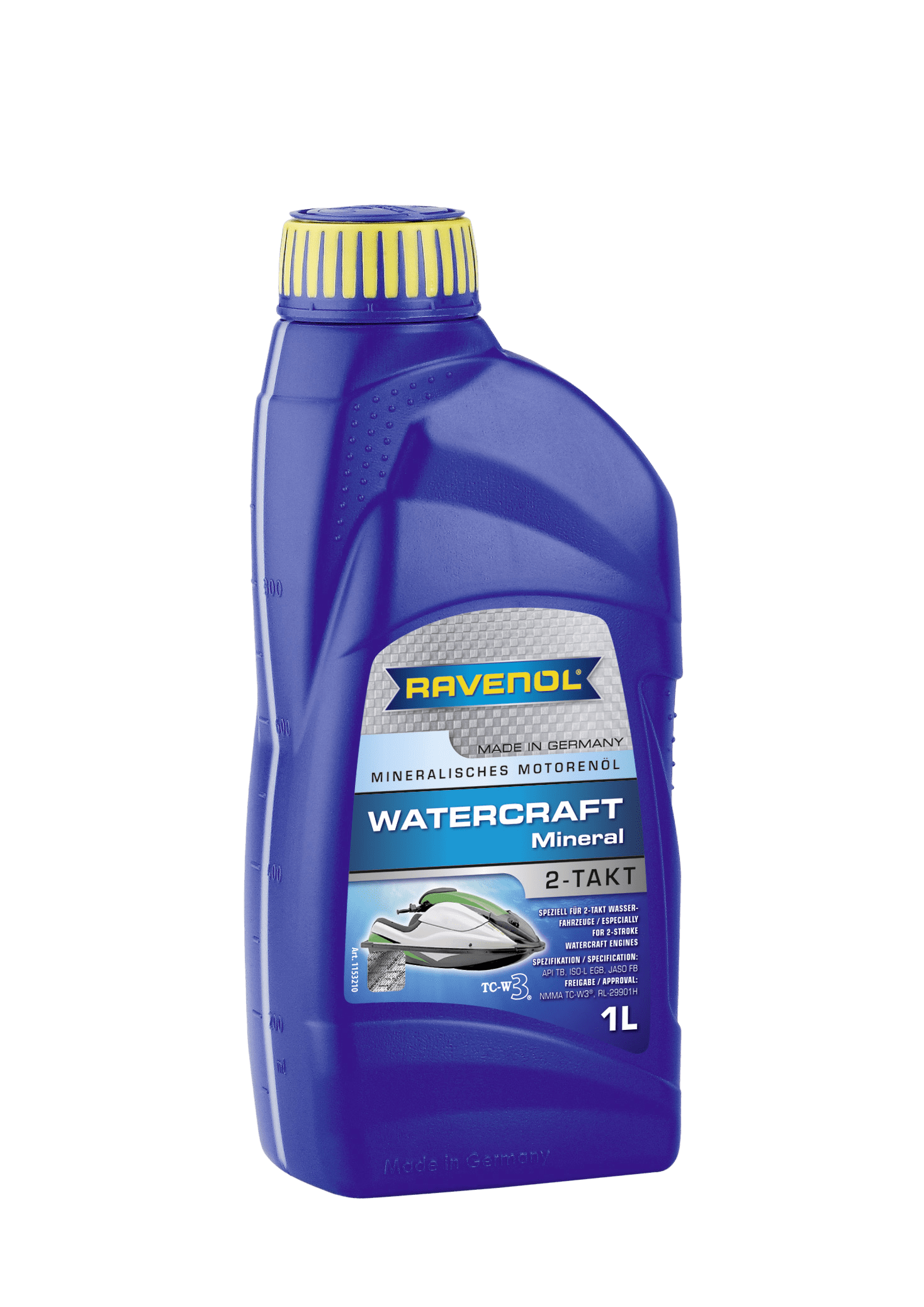 Моторное масло Ravenol WATERCRAFT Mineral 2-Takt, 1л