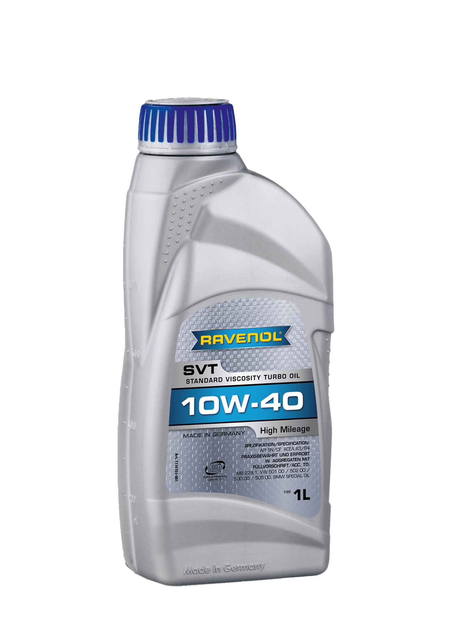 Моторное масло Ravenol SVT Stand.Viscosity Turbo Oil SAE 10W-40, 1л