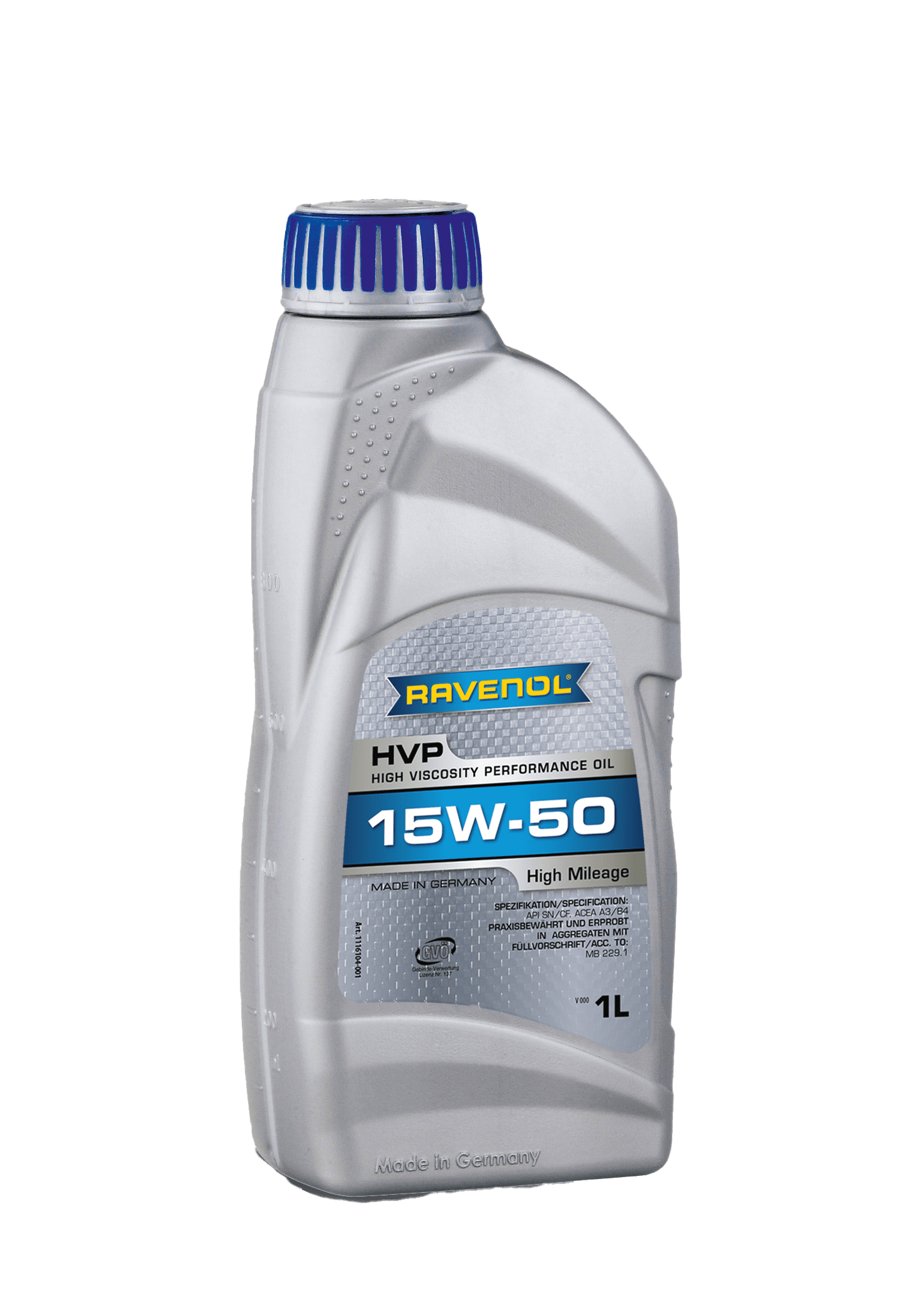 Моторное масло Ravenol HVP High Viscosity Perfor. Oil SAE 15W-50 , 1л