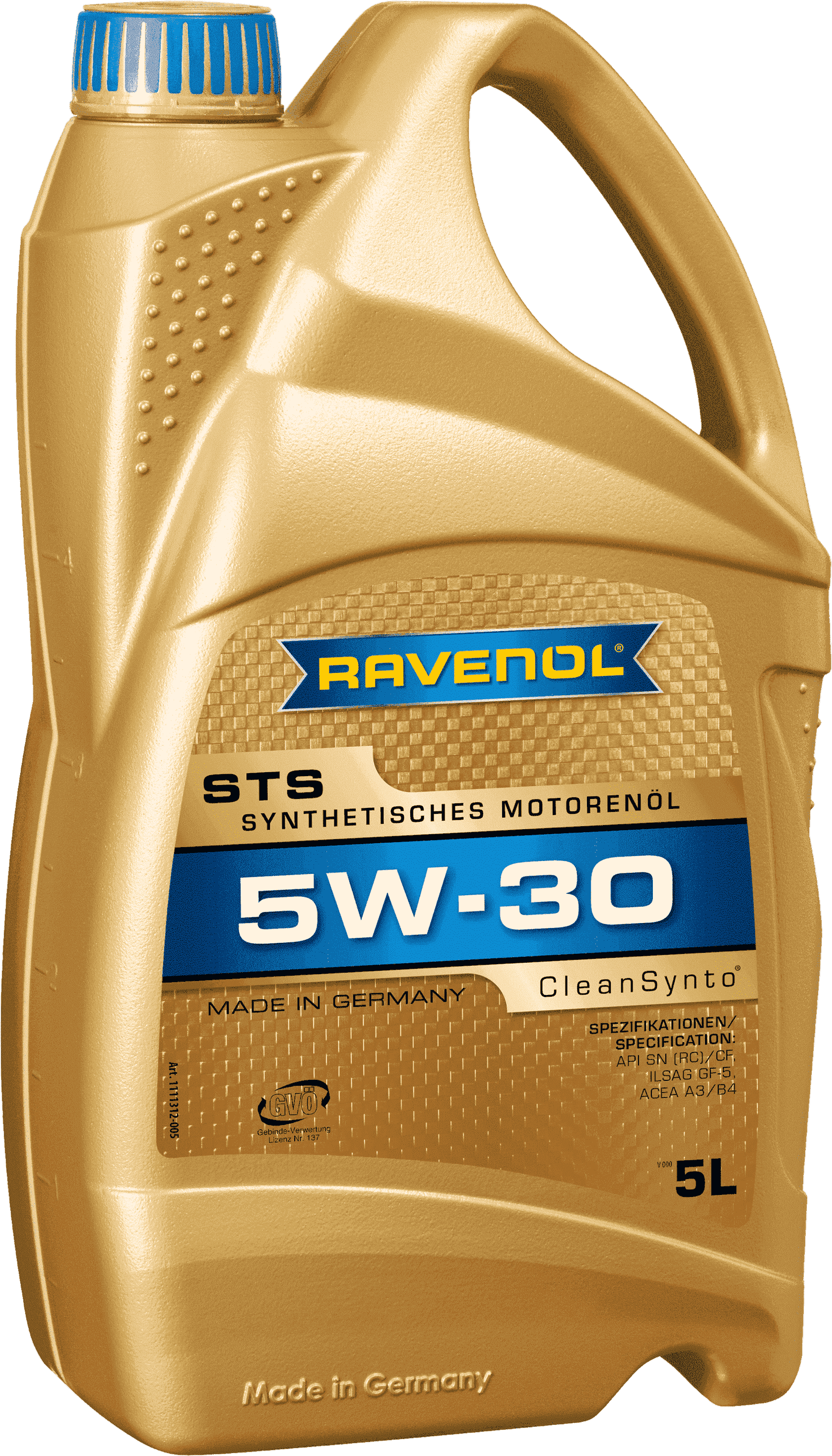 Моторное масло Ravenol STS SAE 5W-30, 5л
