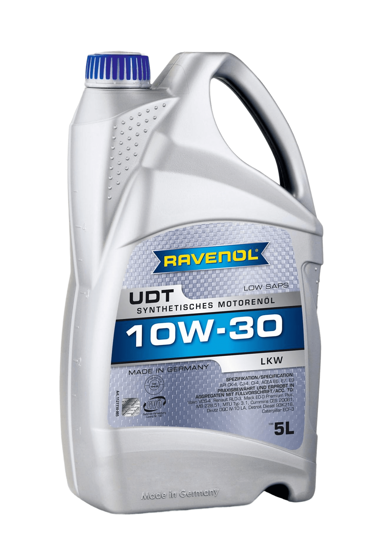Моторное масло Ravenol UDT Ultra Duty Truck SAE 10W-30, 5л