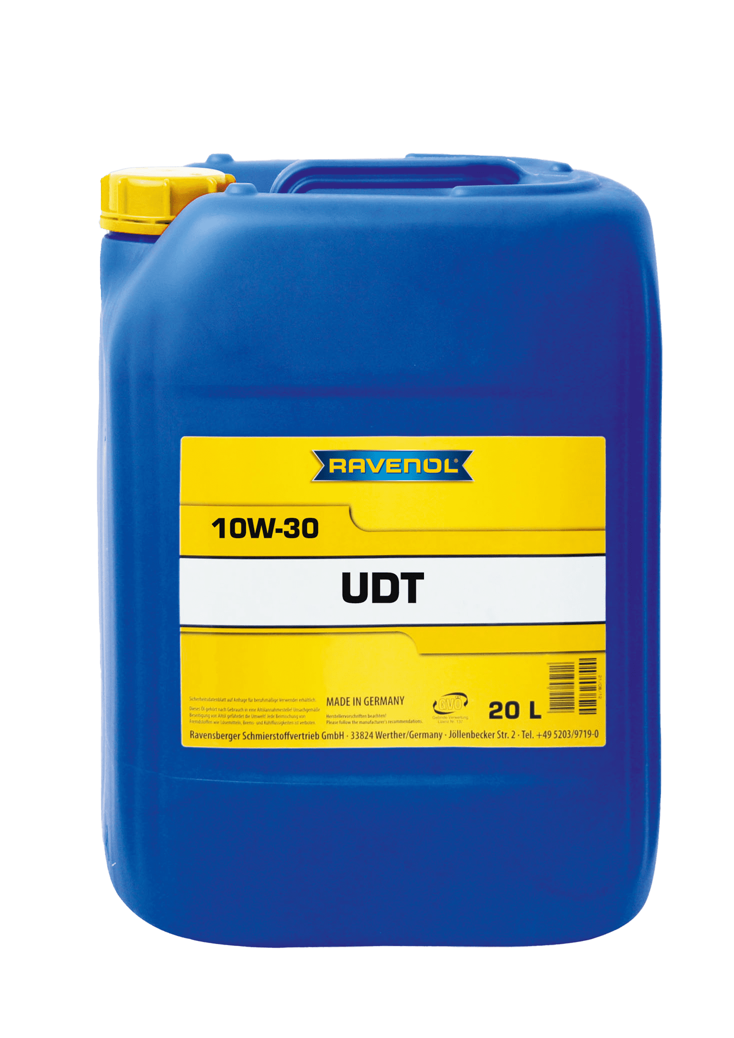 Моторное масло Ravenol UDT Ultra Duty Truck SAE 10W-30, 20л