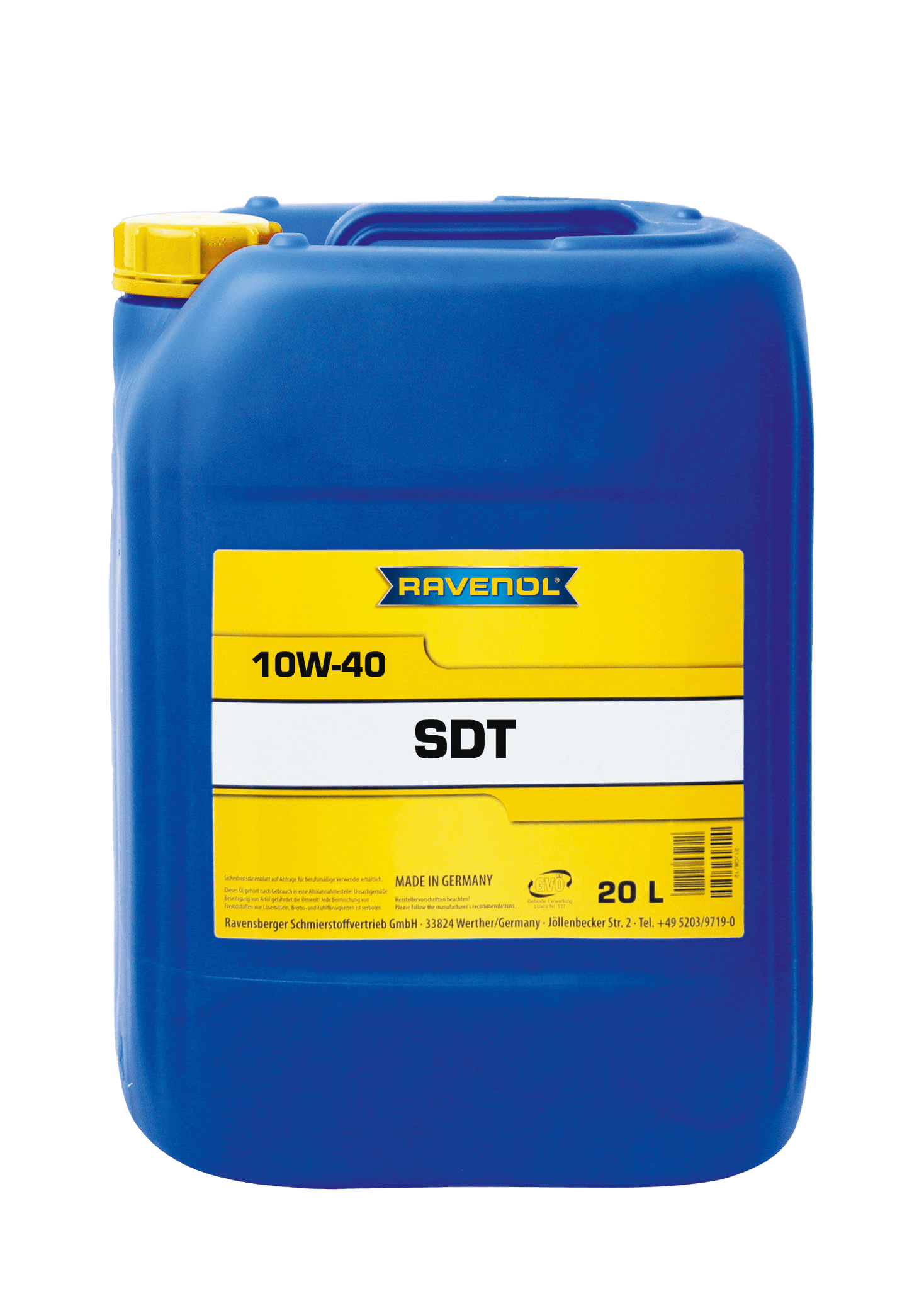 Моторное масло Ravenol SDT Super Duty Truck SAE 10W-40, 20л