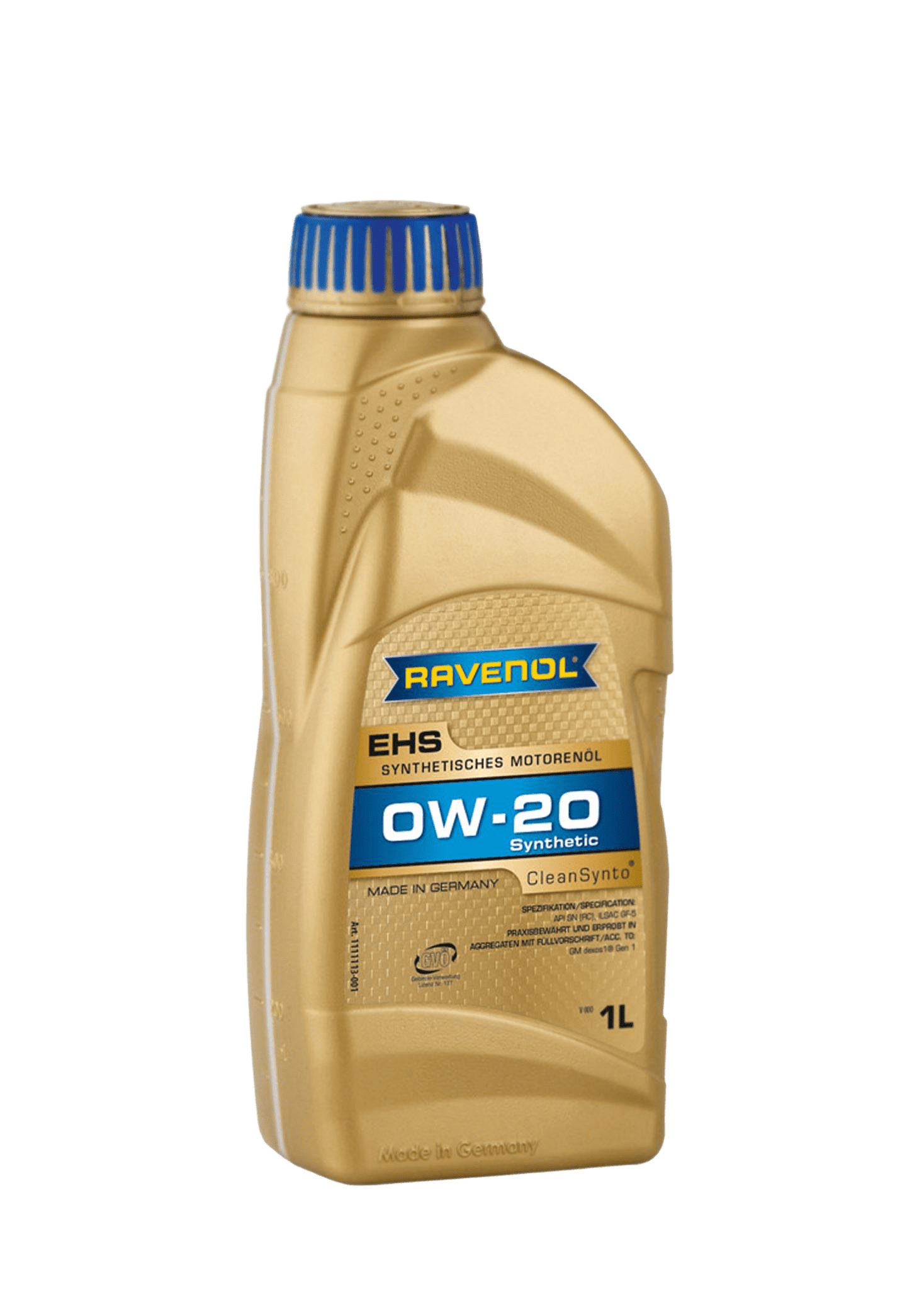Моторное масло Ravenol EHS SAE 0W-20, 1л