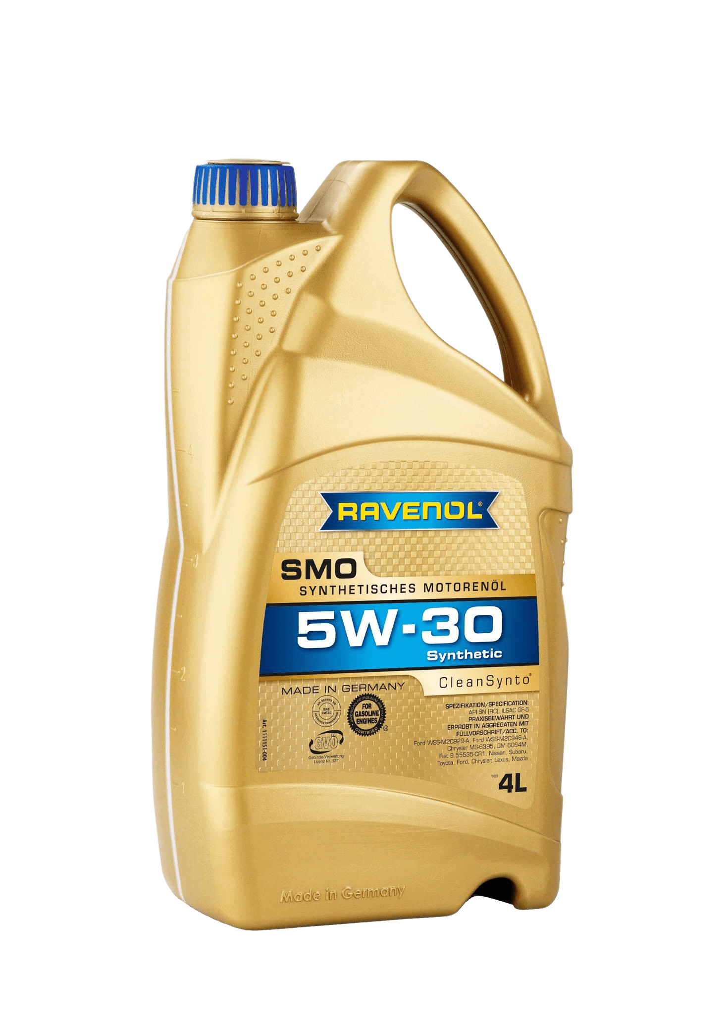 Моторное масло Ravenol SMO SAE 5W-30, 4л