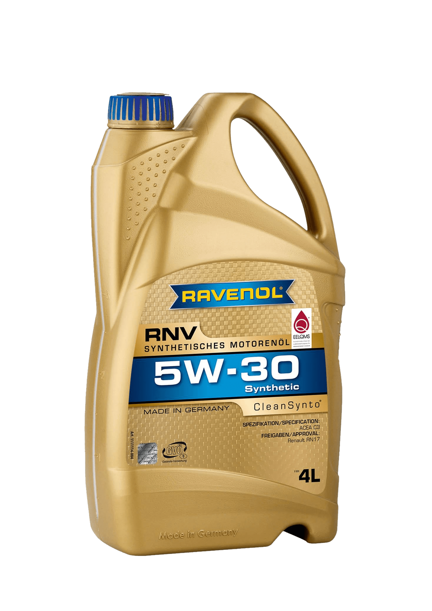 Моторное масло Ravenol RNV SAE 5W-30, 4л