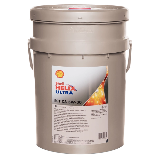 Моторное масло SHELL 5W30 HELIX ULTRA ECT, 20л