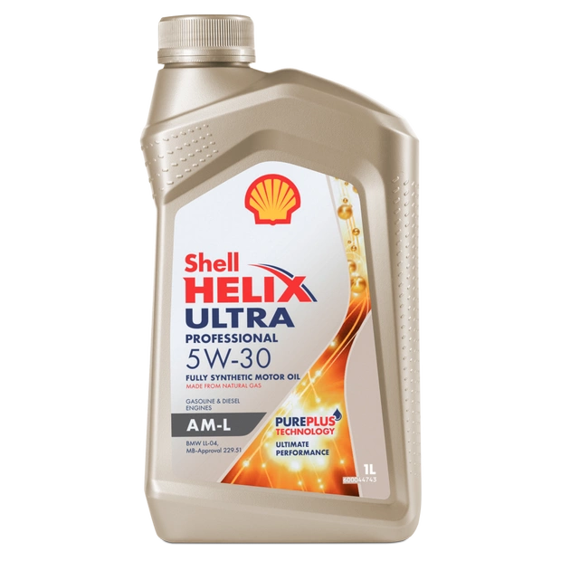 Моторное масло SHELL 5W30 HELIX ULTRA PROFESSIONAL AM-L, 1л