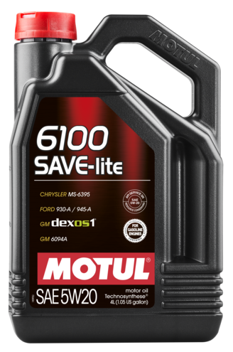 Моторное масло Motul 6100 SAVE-LITE 5W-20, 4л