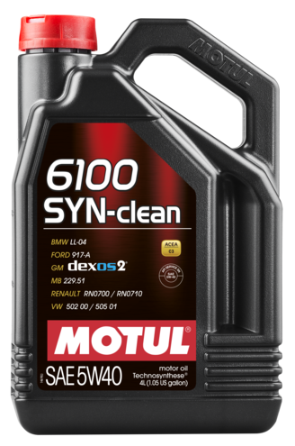 Моторное масло Motul 6100 SYN-CLEAN 5W-40, 4л