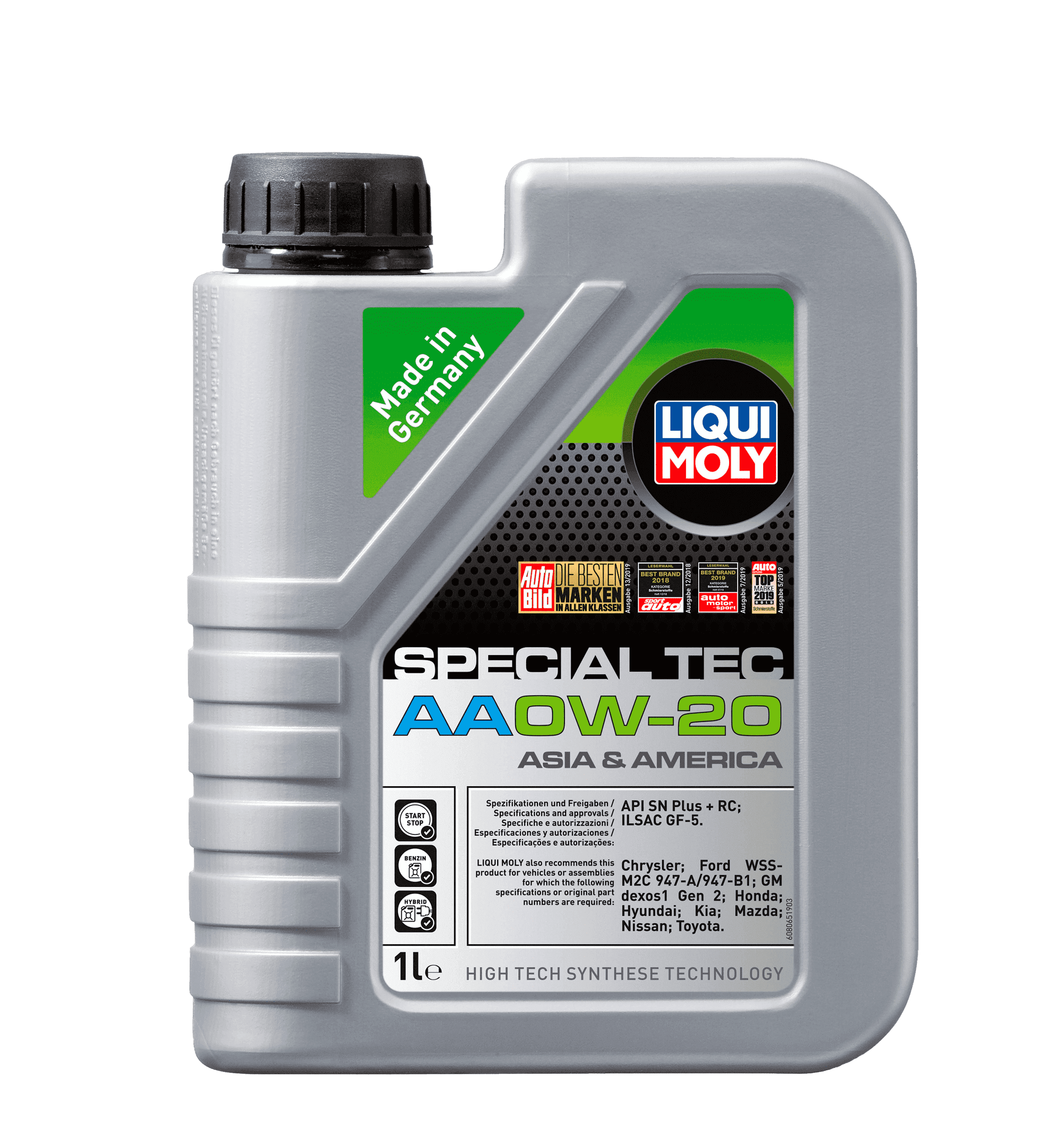 Моторное масло Liqui Moly Special Tec AA 0W-20, 1л