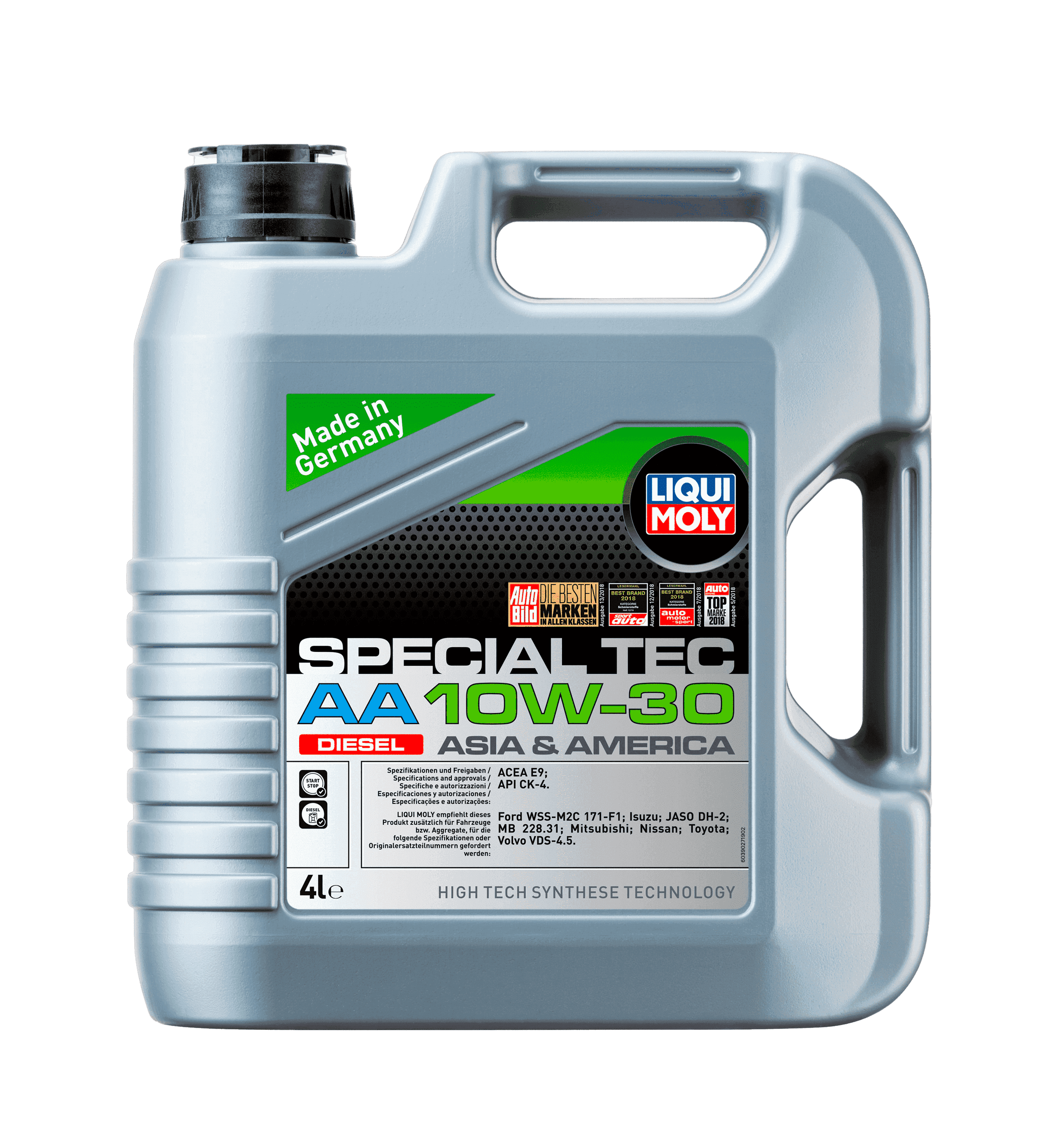 Моторное масло Liqui Moly Special Tec AA Diesel 10W-30, 4л