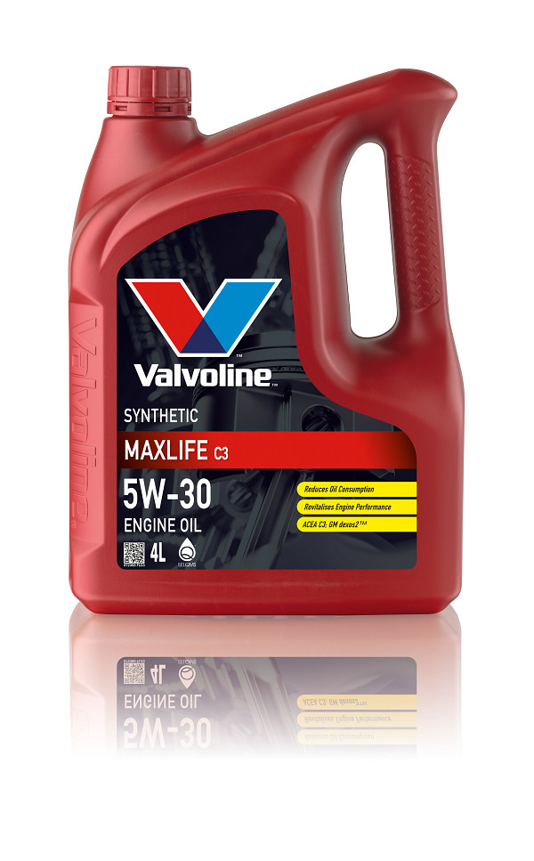Моторное масло Valvoline MaxLife C3 5W-30, 4л