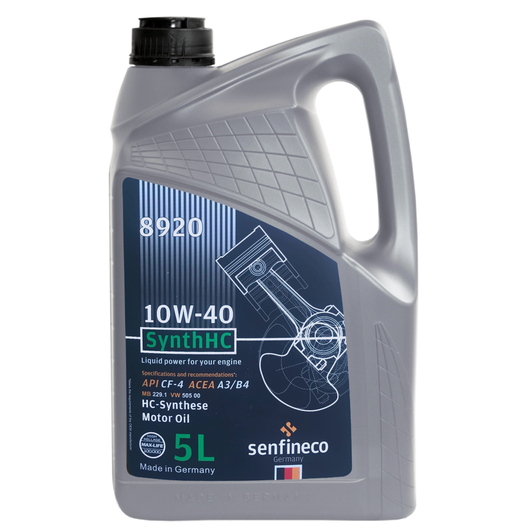Моторное масло SENFINECO SYNTHHC 10W-40 API CF-4 ACEA A3/B4, 5л