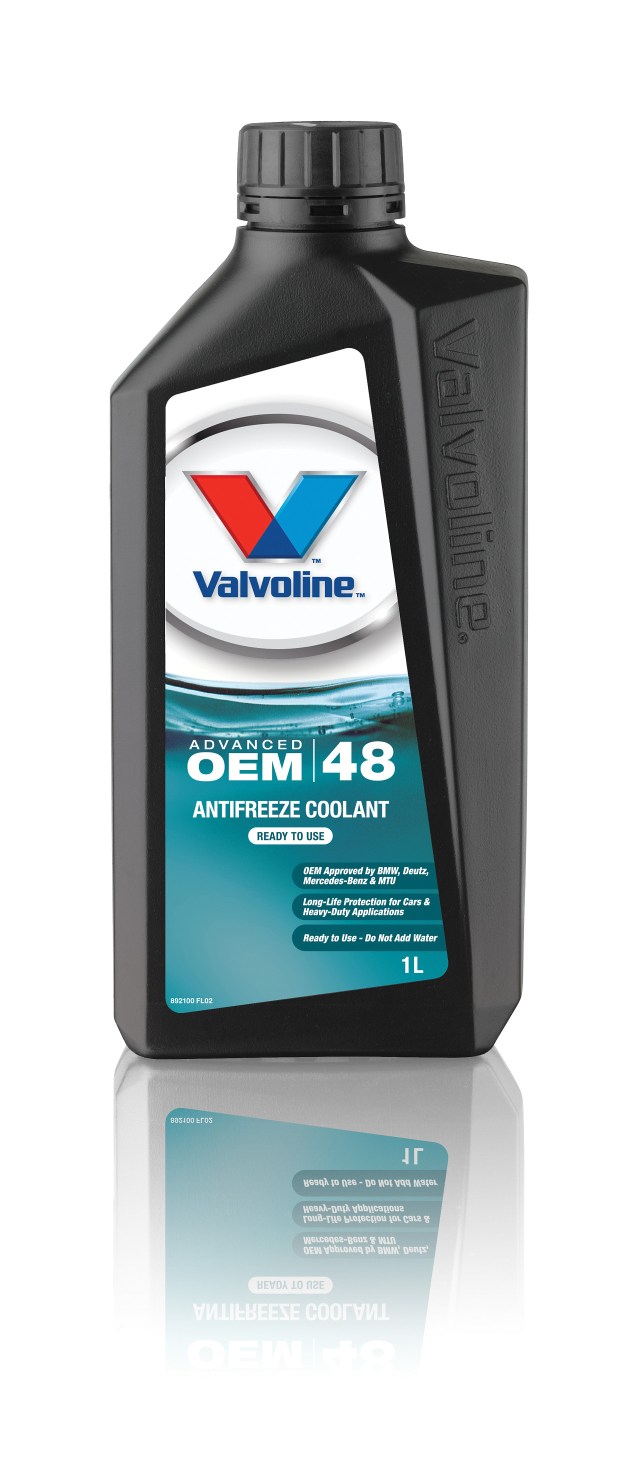 Valvoline OEM Advanced 48 (G11). Антифриз сине-зеленый (готовый к применению)