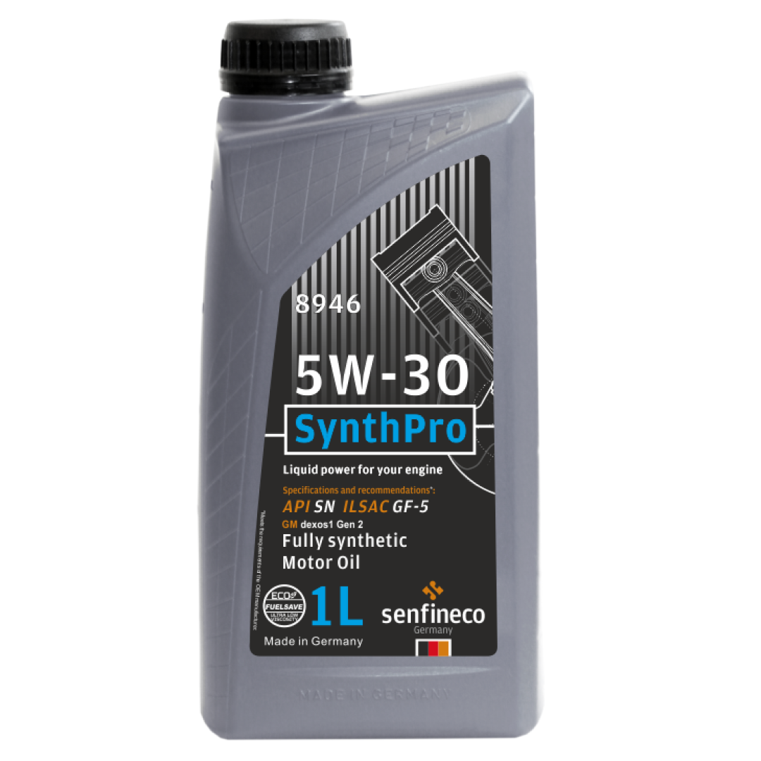 Моторное масло SENFINECO SYNTHPRO 5W-30 API SP ILSAC GF-6, 5л