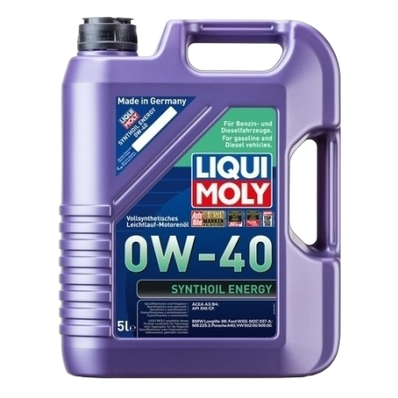 Моторное масло Liqui Moly Synthoil Energy 0W-40, 5л