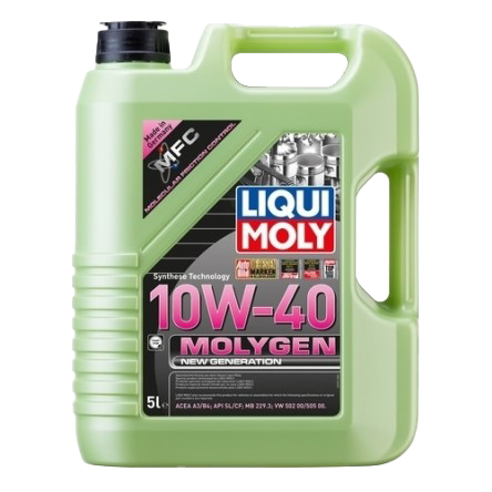 Моторное масло Liqui Moly Molygen New Generation 10W-40, 5л