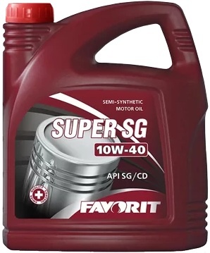 Моторное масло Favorit Super SG 10W40 / 99733 (5л)