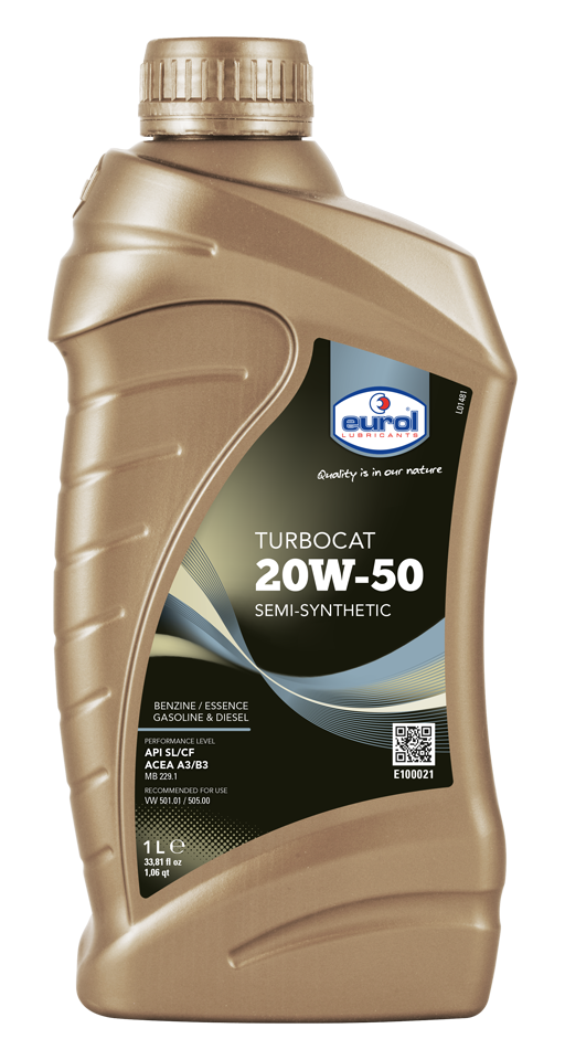 Моторное масло Eurol TurboCat 20W-50, 1л