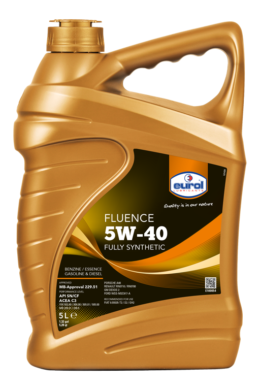 Моторное масло Eurol Fluence 5W-40, 5л