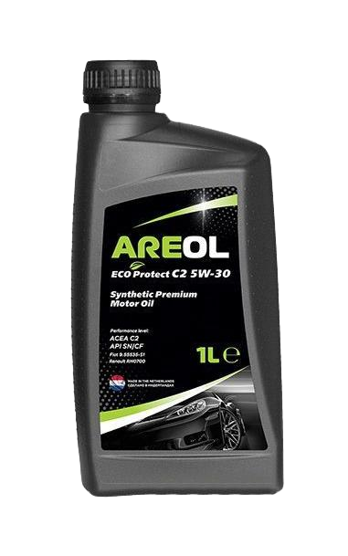 Моторное масло Areol Eco Protect C2 5W30, 1л