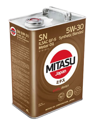 Моторное масло MITASU MOTOR OIL SN 5W-30, 4л